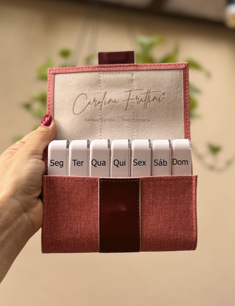 Organizador de Capsulas Carolina Frattini - Rosa