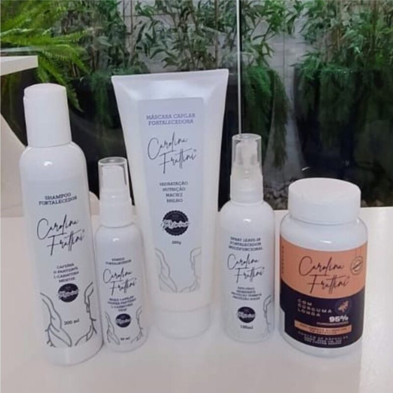 Combo Fortalecedor - J - Suplemento, Tônico, Shampoo, Máscara e Balm - Imagem 2